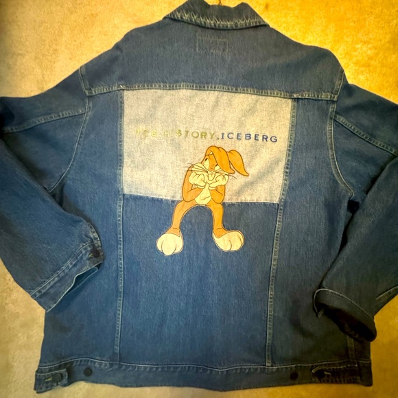 Men’s Vintage Iceberg History Denim Jacket - Picture 5 of 5